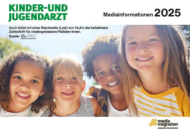 Kinder- und Jugendarzt Zeitschrift des Berufsverbandes der Kinder- und Jugendärzt*innen e. V. Fachzeitschrift für alle in Klinik und Praxis tätigen Pädiater sowie alle Ärzte und Ärztinnen, die in der Kinder- und Jugendmedizin und deren Spezialgebieten arbeiten. Der „Kinder- und Jugendarzt“ ist das offizielle Organ des Berufsverbandes der Kinder- und Jugendärzt*innen (BVKJ) und damit seiner mehr als 10.000 Mitglieder.