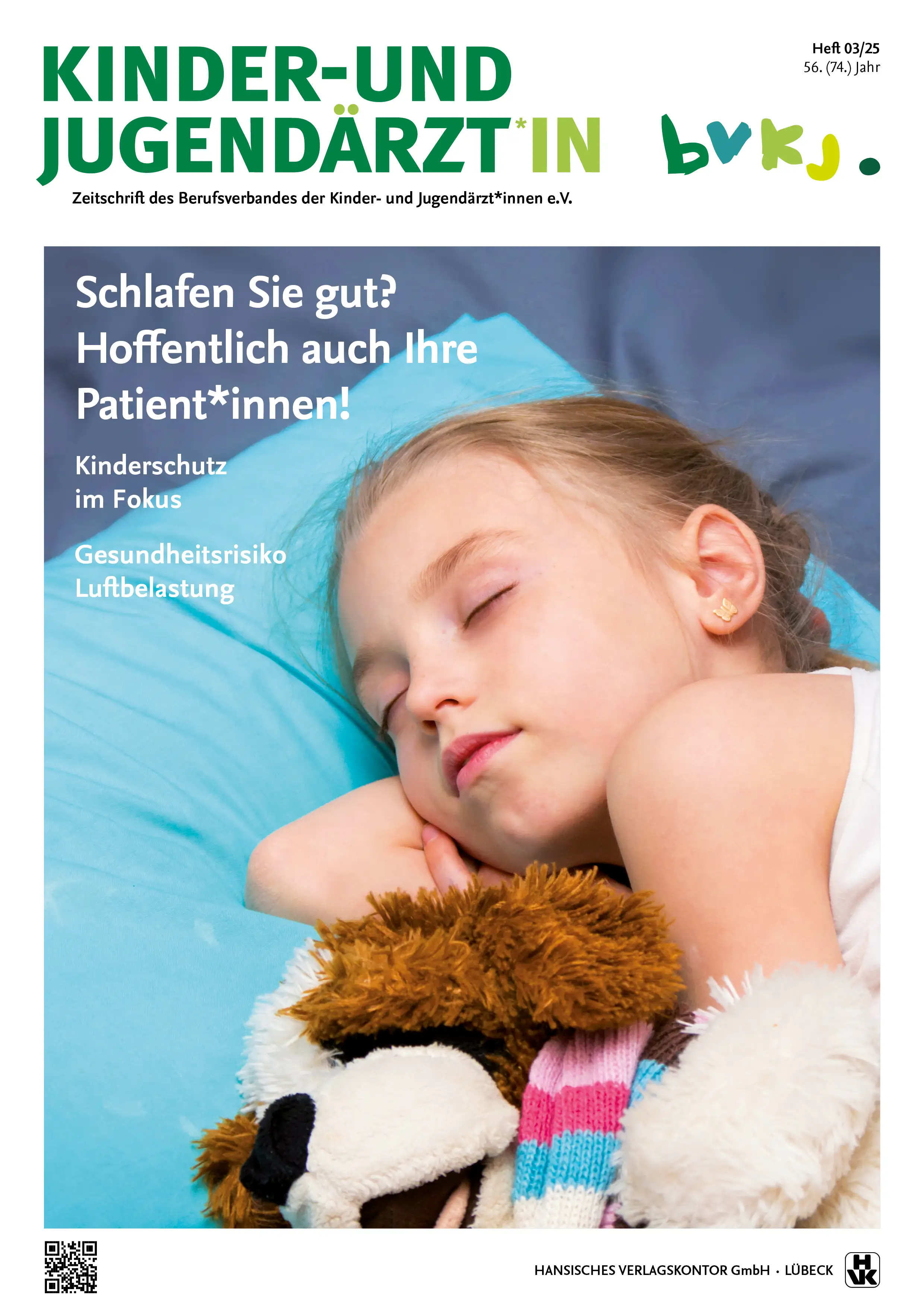 Kinder- und Jugendarzt Zeitschrift des Berufsverbandes der Kinder- und Jugendärzte e. V. Fachzeitschrift für alle in Klinik und Praxis tätigen Pädiater sowie alle Ärzte und Ärztinnen, die in der Kinder- und Jugendmedizin und deren Spezialgebieten arbeiten. Der „Kinder- und Jugendarzt“ ist das offizielle Organ des Berufsverbandes der Kinder- und Jugendärzte (BVKJ) und damit seiner mehr als 10.000 Mitglieder.